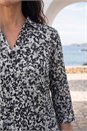 Grey Classic Printed Mock Shirt, Image 4 of 4