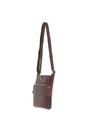 Tan 'Edinburgh' Real Leather Crossbody Bag, Image 3 of 4