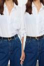 Multi Double Pack Oval Buckle Slim Women’s Belt Set, Image 1 of 3