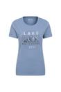 Navy Blue Lake District Printed TShirt, Image 1 of 3