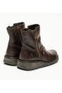 Brown Womens Leather Heel Ankle Boots - Mon944, Image 4 of 8