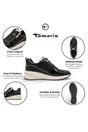 Black Tamaris Black Tamaris Black Gold Platform Sneakers, Image 2 of 7