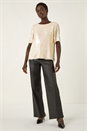 Cream  Sequin Embellished Top, Image 2 of 5