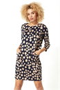 Navy Spot Print Pocket Tunic Dress, Image 1 of 5