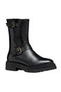 Black D Iridea D Leather Ankle Boots, Image 1 of 5
