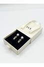Gold Pearl Drop Earrings - Gift Boxed, Image 4 of 5
