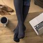 Beige 3 Pairs Ladies Flight DVT Socks, Image 3 of 4