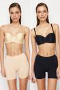Multi Seamfree Shaping Knitted Shorts with Sculpting Support, Image 1 of 3