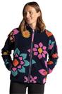 Sapphire Catalina Flowers Full Zip Fleece Jacket, Image 3 of 4