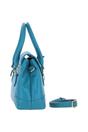 Turqouise Ashwood Leather Turqouise Premium Leather Shoulder Bag with Detachable Crossbody Strap, Image 4 of 4