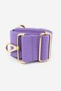 Lilac Plain Woven Wide Bag Strap, Image 3 of 4