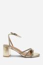 Gold Khalani Diamante Strappy Heels, Image 2 of 6