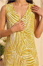 Ochre Petite Buttoned Shift Dress, Image 4 of 4