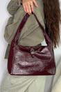 Red Classic Sleek Shoulder Bag, Image 1 of 4