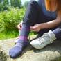 Grey 3 Pack Padded Sole Cotton Hiking Socks, Image 3 of 4