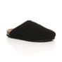 Black AJVANI Black Footbed Mules Slippers, Image 1 of 6