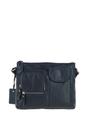 Navy Exquisite Real Leather Cross Body Bag, Image 1 of 5