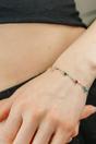 Silver Dainty Beaded Mama Boho Charm Bracelet, Image 1 of 2
