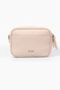 Beige Faux Leather Crossbody Camera Bag, Image 3 of 3