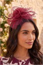 Rose Floral Twist Fascinator, Image 1 of 4