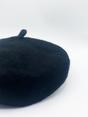 Black Plain Felt Beret, Image 2 of 3