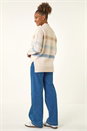 Stone Soft Stripe Knit Jumper, Image 3 of 5