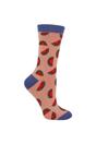 Pink Novelty Funny Fruit Socks, Image 1 of 5