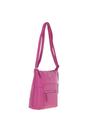 Raspberry 'Bondoran' Versatile Real Leather Shoulder Bag, Image 3 of 4