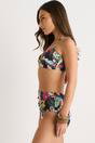 Multi Multi Tropical Floral Twist Front Bikini Top, Image 4 of 4