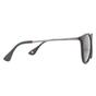  Oval Black Black Smoke Polarized Sunglasses, Image 4 of 4