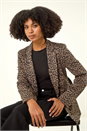 Multi Animal Print Stretch Jacket , Image 1 of 5
