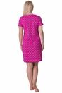 Fuchsia Camille Lingerie Fuchsia Multicoloured Star Print Cotton Nightshirt, Image 3 of 5