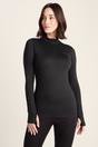 Black Snowdon Thermal Base Layer Quarter Zip, Image 1 of 5