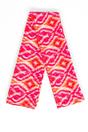 Pink Aztec Print Cotton Lightweight Scarf, Image 3 of 4