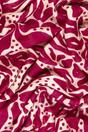 Fuchsia Lightweight Two Tone Floral Scarf, Image 2 of 3