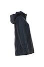 Black Ashwood Leather Black Real Leather Hooded Duffle Jacket, Image 5 of 6