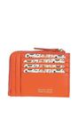 Orange Real Leather Small Purse with RFID Protection, Image 3 of 4