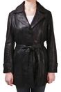 Black Womens 3/4 Length Trench Coat - Ranch, Image 3 of 6