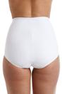 White Two Pack Hi- Waist Control Briefs, Image 3 of 5