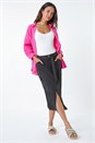 Black Pocket Detail Cargo Skirt, Image 2 of 5
