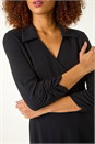 Black Crepe Short Dress, Image 5 of 5