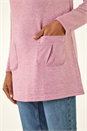 Rose Snit Pocket Tunic Top, Image 5 of 5