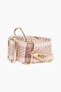 Beige Sarta Beige Stripe Trim Woven Bag Strap, Image 3 of 4
