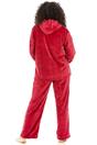 Magenta Camille Lingerie Magenta Supersoft Hooded Pyjama Set, Image 5 of 5