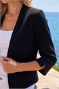 Black 3/4 Sleeve Rochette Jacket, Image 4 of 4
