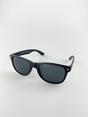 Black Classic Wayfarer Sunglasses With Black Matte Frame, Image 2 of 3