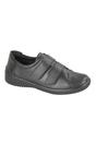 Black 2 Bar Touch Fastening Leisure Shoes, Image 1 of 2
