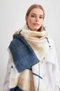 Multi Soft Woven Check Pattern Scarf, Image 1 of 4