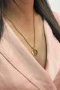 Gold Heart Shape Pendant Necklace - Gift boxed, Image 2 of 6