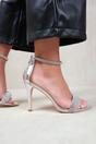 Silver Where's That From Silver 'Sabra' High Heel Sandals, Image 5 of 5